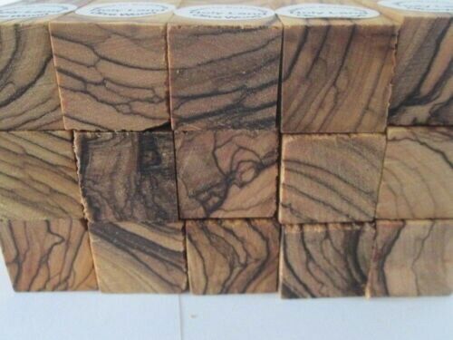 Tightly Stacked Pile Of Olive Wood Pen Blanks Holy Land.