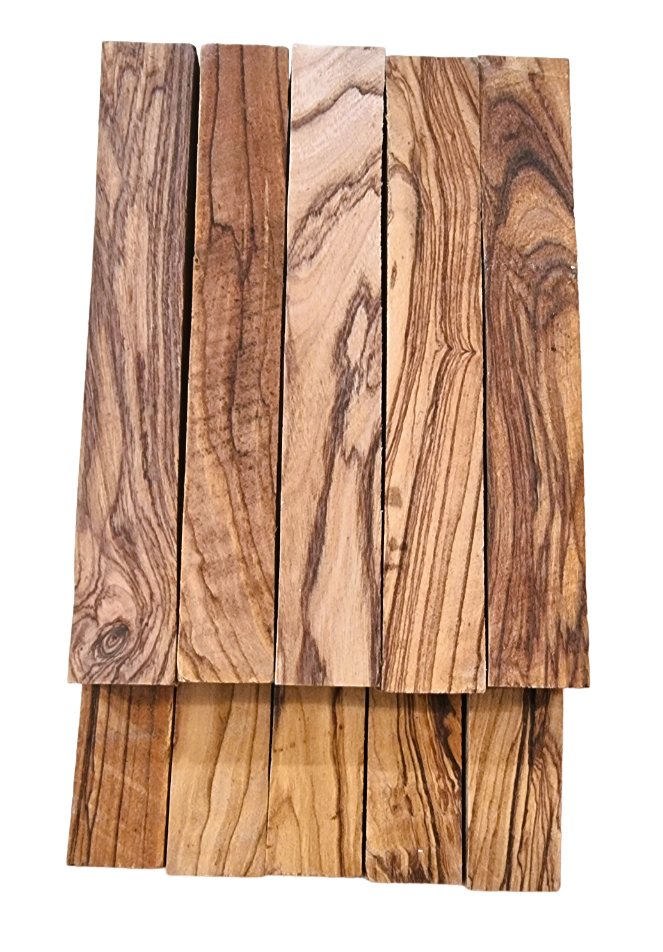 The Grain Of Olive Wood Pen Blank.